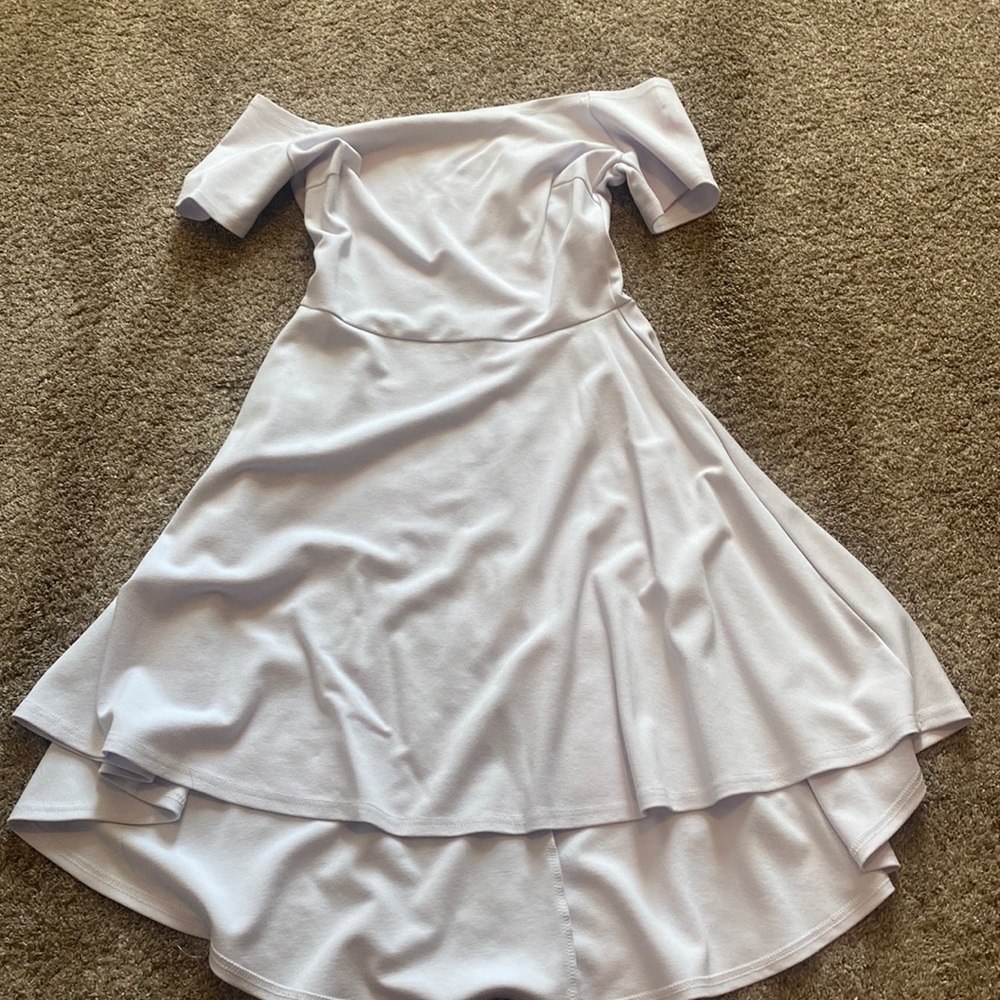 Amazon white off the shoulder dress